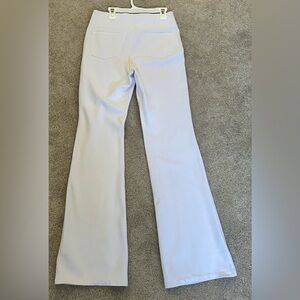 Halara Flex High Waisted White Flare-Leg Pants